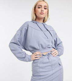 Короткий худи со светоотражающей отделкой Reebok эксклюзивно для ASOS-Фиолетовый
