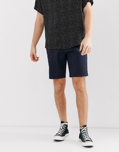 Темно-синие шорты чиносы Burton Menswear-Темно-синий