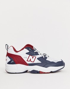 Белые кроссовки New Balance 608-Белый