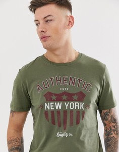 Футболка с принтом Jack & Jones-Зеленый