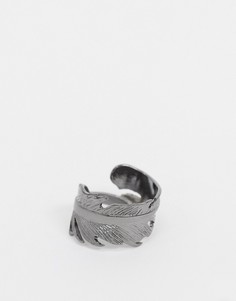 Серебристое кольцо Icon Brand-Серебряный