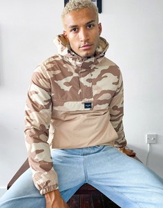 Камуфляжная куртка без застежки Jack & Jones Originals-Зеленый