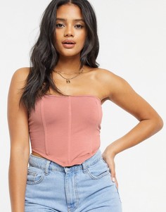 Светло-коричневый корсет-бандо ASOS DESIGN