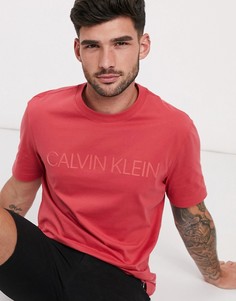 Футболка с логотипом Calvin Klein-Красный