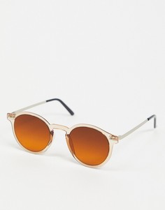 Оранжевые круглые солнцезащитные очки Spitfire-Оранжевый