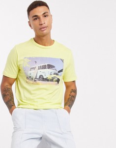 Зеленая футболка с фотопринтом Only & Sons-Зеленый