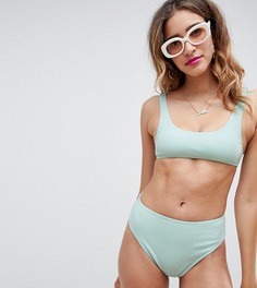 Фактурный бикини-топ Missguided-Зеленый