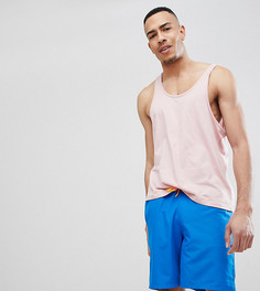Синие шорты для плавания средней длины ASOS TALL-Синий