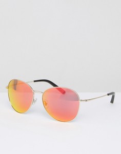 Солнцезащитные очки с красными затемненными стеклами Matthew Williamson-Красный