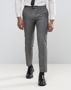 Облегающие брюки с добавлением шерсти Harry Brown-Серый