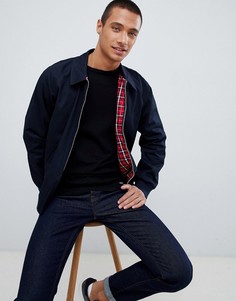 Темно-синяя куртка Харрингтон ASOS DESIGN-Темно-синий