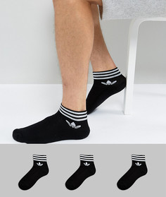 Набор из 3 пар черных носков adidas Originals az5523-Черный