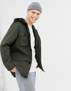 Дутая премиум-куртка с 4 карманами Brave Soul-Зеленый