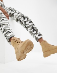 Кроссовки на толстой подошве ASOS DESIGN Direction-Светло-коричневый