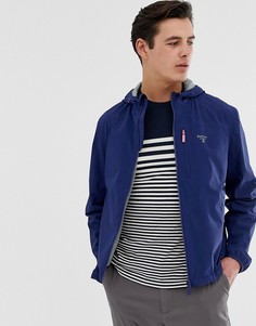 Синяя непромокаемая куртка с капюшоном Barbour Beacon Lapse-Синий