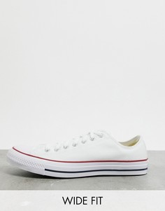 Белые кеды для широкой стопы Converse Chuck Taylor All Star Ox-Белый