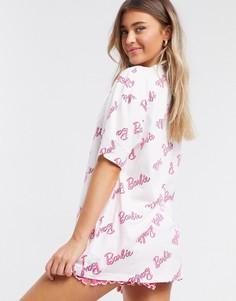 Футболка от пижамы с принтом "barbie" ASOS DESIGN-Мульти