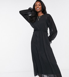 Черное платье миди ASOS DESIGN Tall-Черный