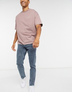 Узкие синие джинсы стретч ASOS DESIGN-Синий