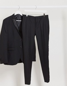 Черные брюки узкого кроя Selected Homme-Черный