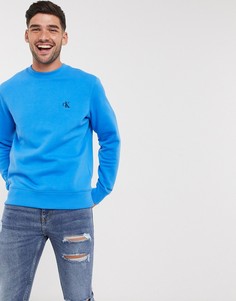 Базовый свитшот Calvin Klein Jeans-Синий