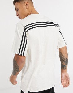 Светлая футболка adidas Training-Белый