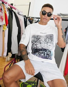 Футболка с принтом River Island-Белый
