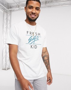 Футболка с принтом логотипа Fresh Ego Kid-Белый