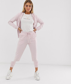 Худи на молнии и узкие джоггеры ASOS DESIGN-Розовый