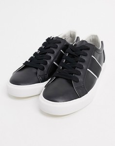 Черные кроссовки с полосками по бокам ASOS DESIGN-Черный