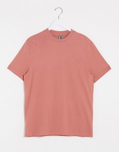 Розовая футболка из органического хлопка ASOS DESIGN-Розовый