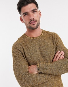 Желтый фактурный джемпер Only & Sons-Красный