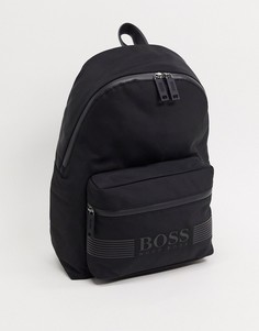 Рюкзак с пиксельной отделкой BOSS-Черный