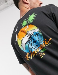 Черная футболка Billabong-Черный