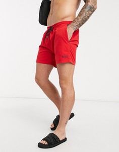 Пляжные шорты BOSS-Красный