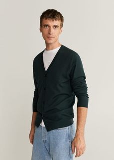 Кардиган 100% шерсть мериноса - Willyc Mango