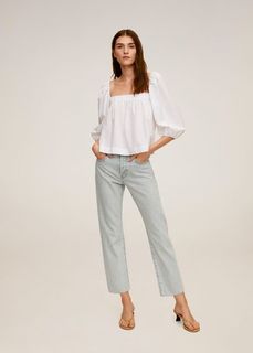 Укороченные джинсы straight fit - Havana Mango