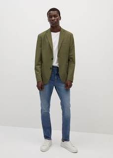 Пиджак slim fit из технологичной ткани - Zero Mango