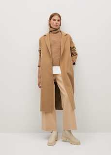 Шерстяное пальто ручной работы - Batin Mango