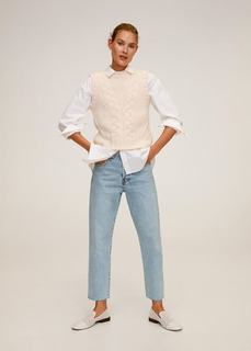 Укороченные джинсы straight fit - Havana Mango