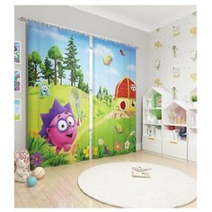 Фотошторы Сирень Крош и Ежик