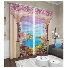 Фотошторы Сирень Ванильное