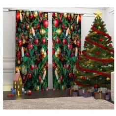 Фотошторы Сирень Елочные