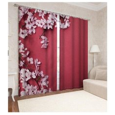 Фотошторы Сирень Садовая вишня