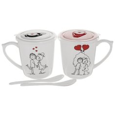 Эврика Набор кружек Влюбленная