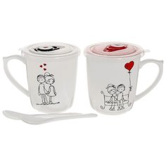 Эврика Набор кружек Влюбленная