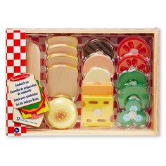 Набор продуктов с посудой Melissa & Doug