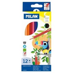 MILAN Карандаши цветные 12