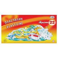Пластилин ГАММА Мультики 22 Gamma