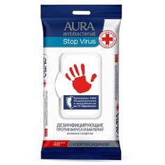 Влажные салфетки Aura